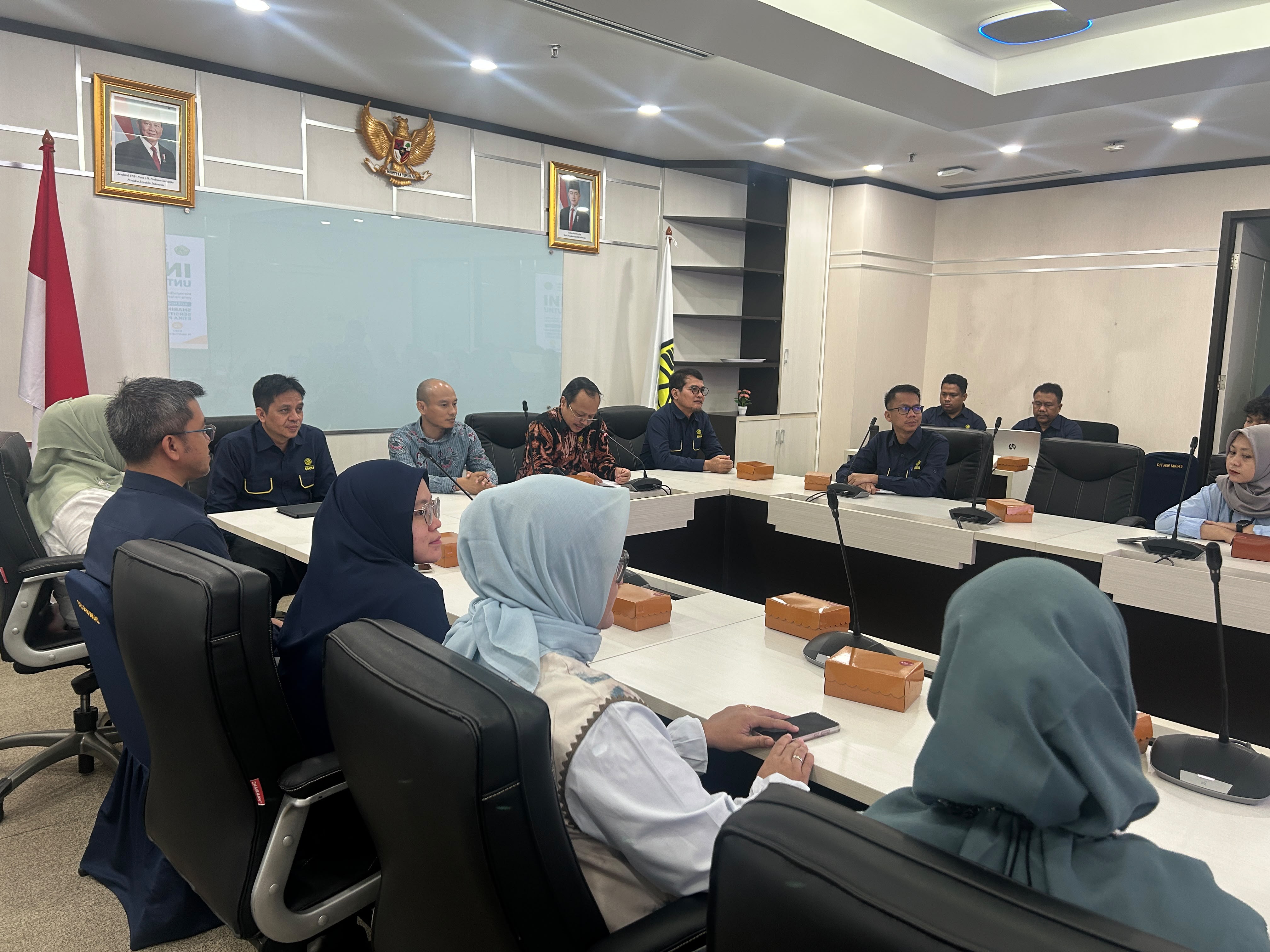 foto saat sambutan sesdirjen migas